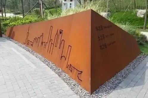 蔚县耐候钢挡土墙